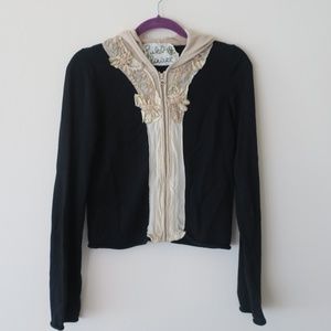 Field Flower - Portia Beaded Hooded Sweater